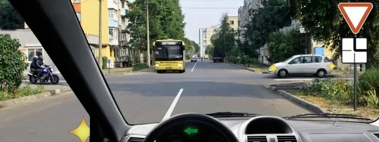 Иллюстрация к вопросу 55 по теме «п.13 Проезд перекрестков»