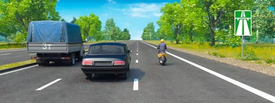 Иллюстрация к вопросу 20 по теме «п.9 Расположение ТС на проезжей части»