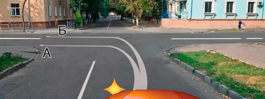 Иллюстрация к вопросу 65 по теме «п.8 Начало движения, маневрирование»