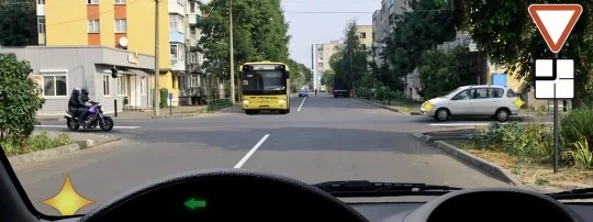 Иллюстрация к вопросу 42 по теме «п.13 Проезд перекрестков»