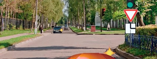 Иллюстрация к вопросу 27 по теме «п.6 Сигналы светофора и регулировщика»