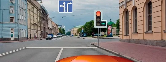 Иллюстрация к вопросу 28 по теме «п.6 Сигналы светофора и регулировщика»