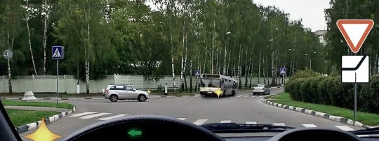 Иллюстрация к вопросу 32 по теме «п.13 Проезд перекрестков»