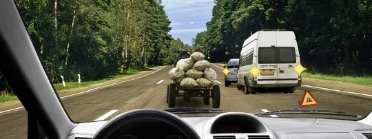 Иллюстрация к вопросу 17 по теме «п.9 Расположение ТС на проезжей части»